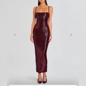 Sold Out retrofete Kyree Dress- Port